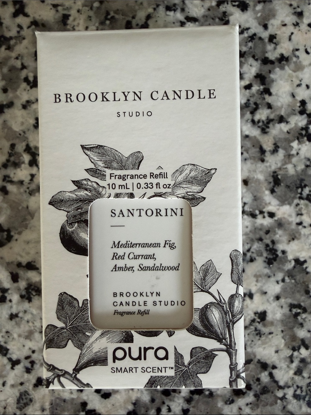 Brooklyn Candle Studio Santorini Pura Smart Scent Refill - White